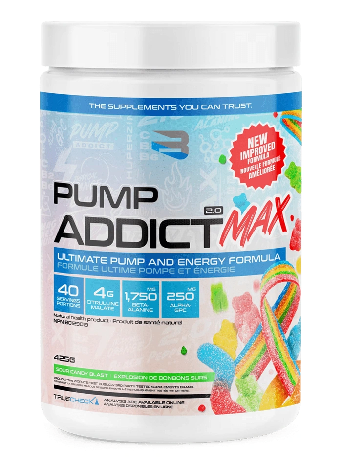 Believe Pump Addict MAX 2.0 – Pré-Workout Ultime Pompe & Énergie