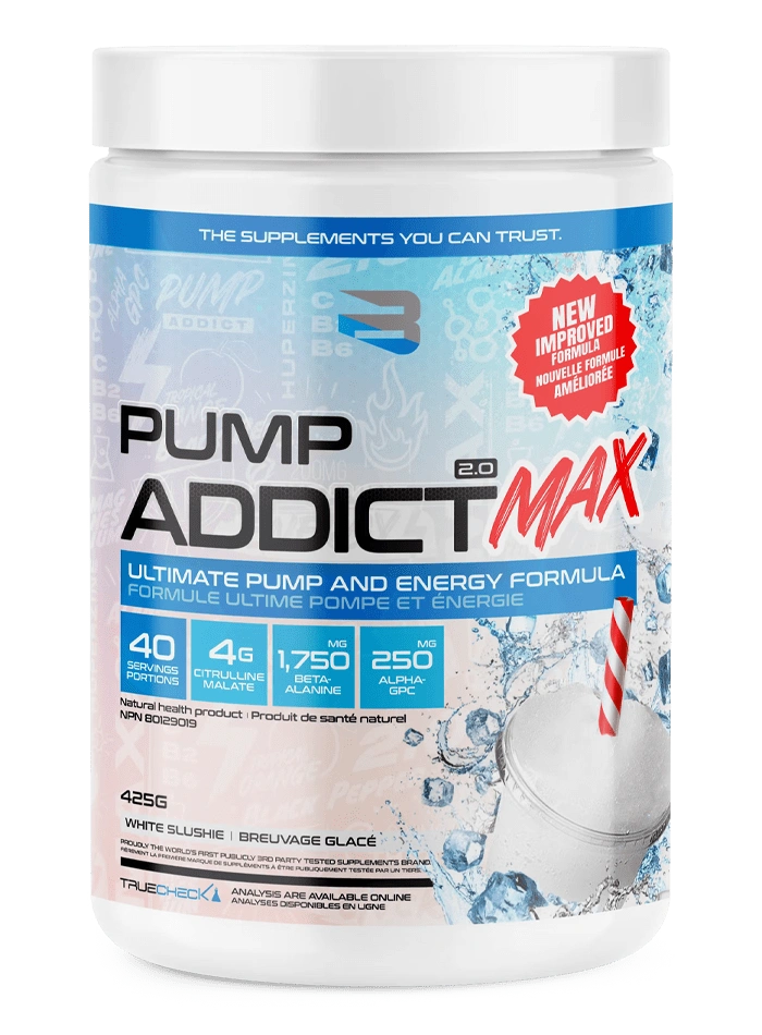 Believe Pump Addict MAX 2.0 – Pré-Workout Ultime Pompe & Énergie