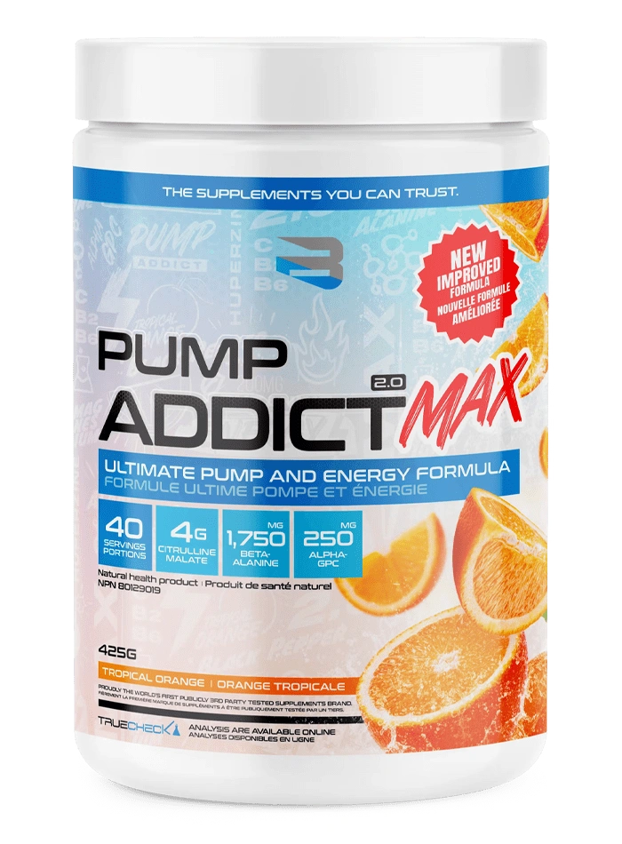 Believe Pump Addict MAX 2.0 – Pré-Workout Ultime Pompe & Énergie