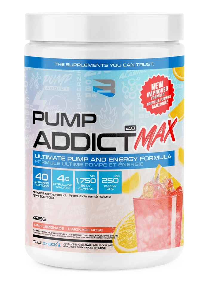 Believe Pump Addict MAX 2.0 – Pré-Workout Ultime Pompe & Énergie