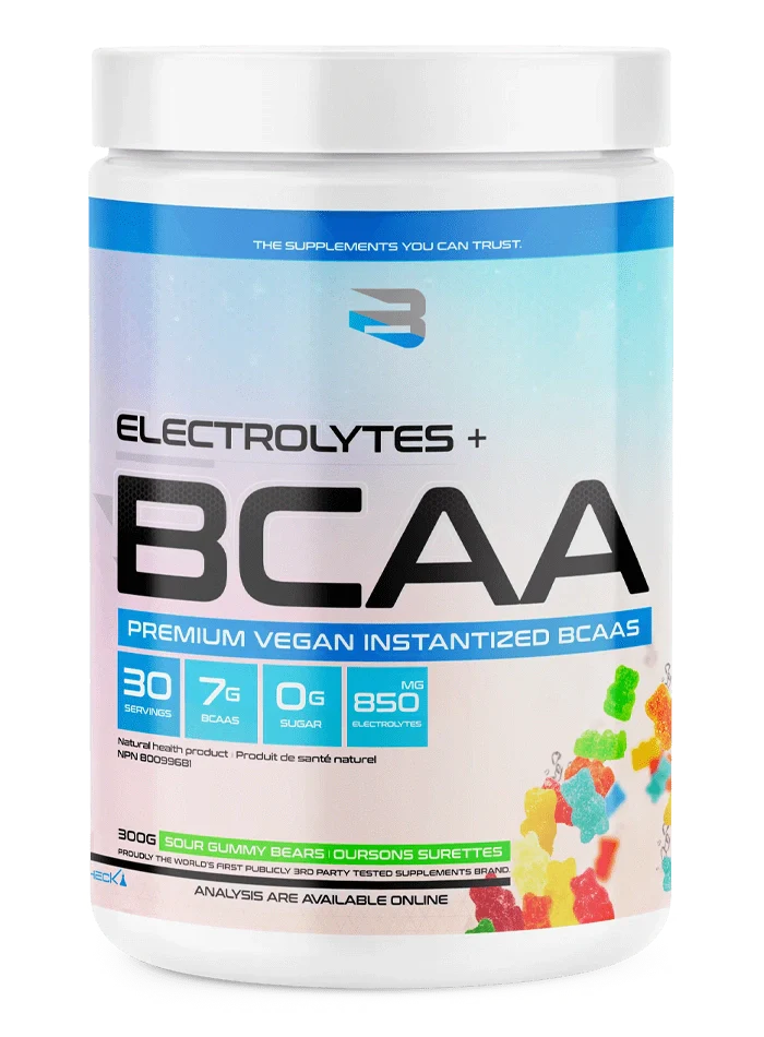 Believe Electrolytes + BCAA – Acides Aminés & Hydratation Premium