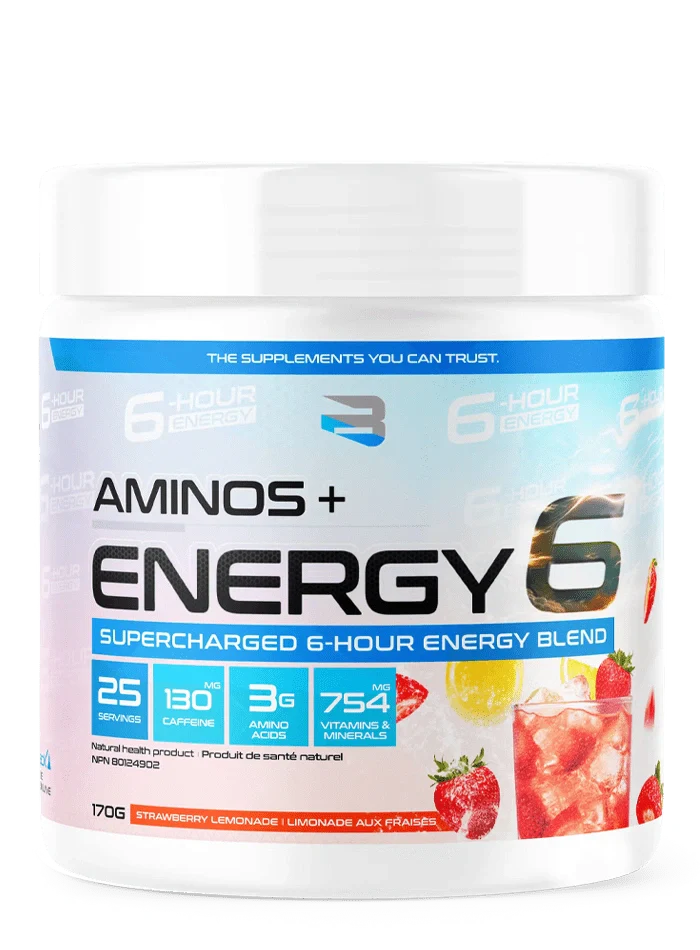 Believe Aminos + Energy 6 – Acides Aminés & Énergie 6 Heures