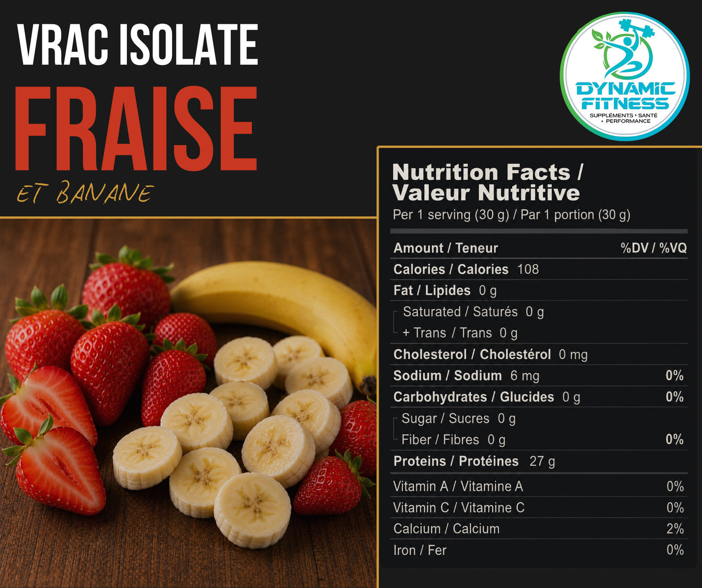 Protéine Isolate en Vrac 1 lb – Pureté & Performance