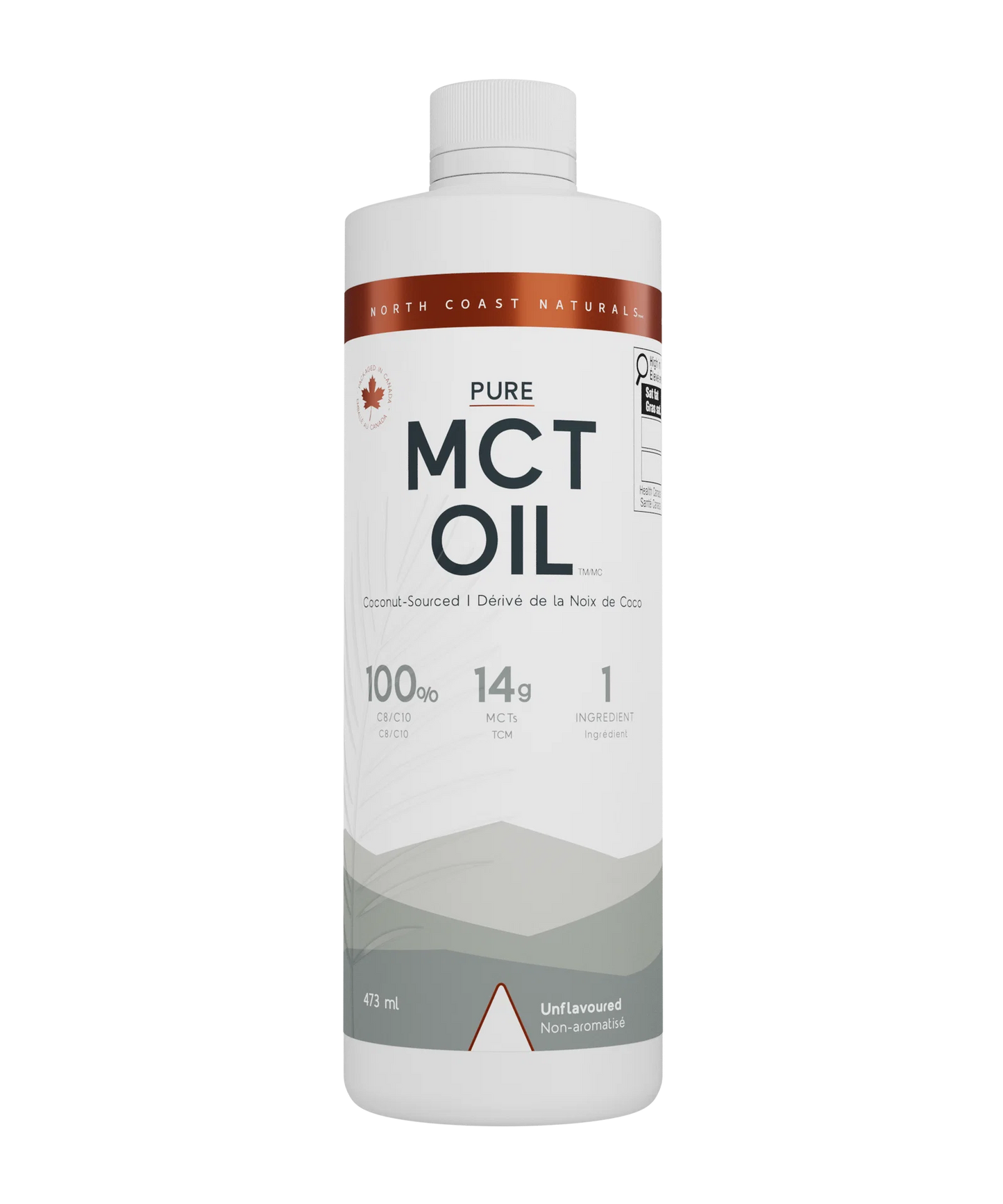 NORTH COAST NATURALS - 100% MCT OIL - 473 ML