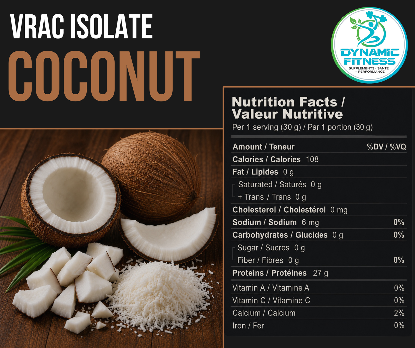 Protéine Isolate en Vrac 1 lb – Pureté & Performance