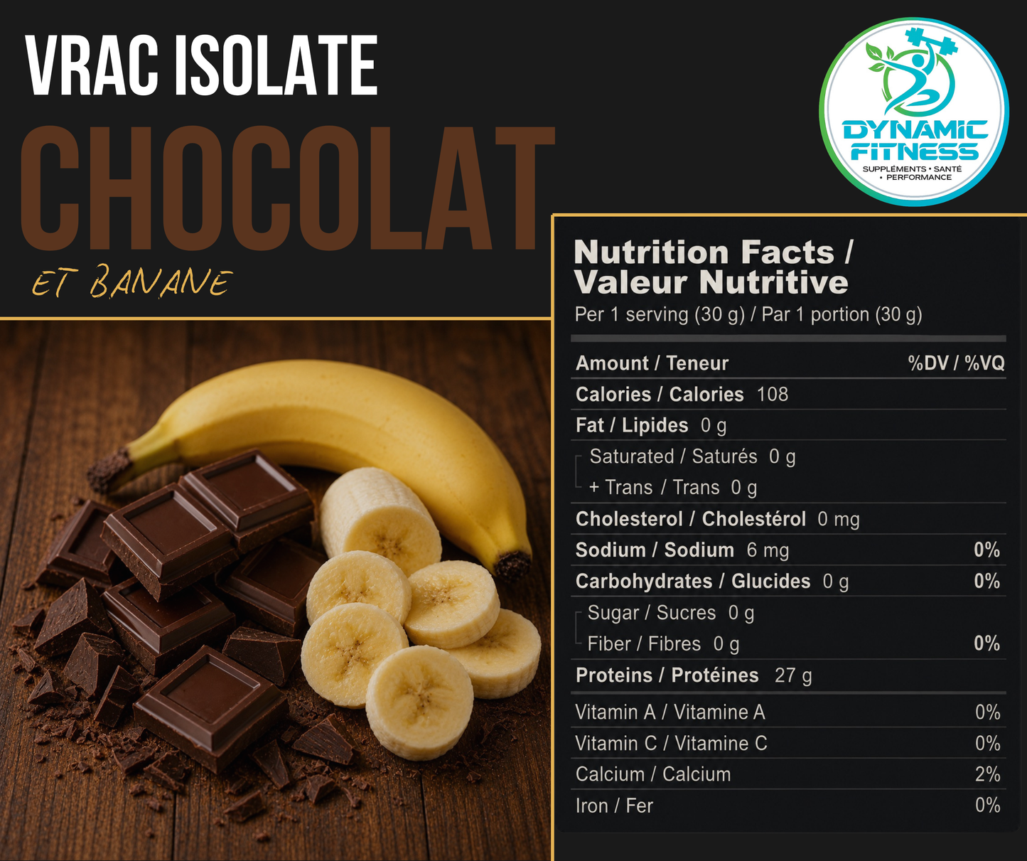 Protéine Isolate en Vrac 1 lb – Pureté & Performance