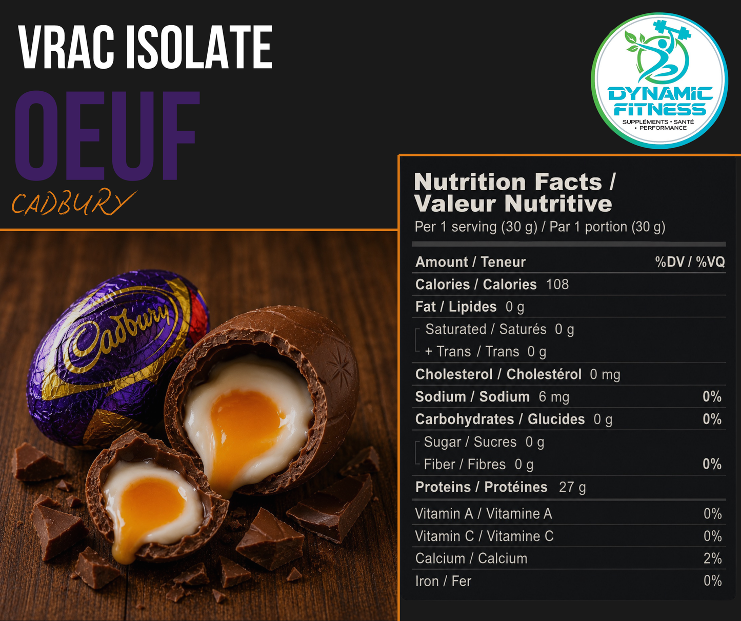 Protéine Isolate en Vrac 1 lb – Pureté & Performance