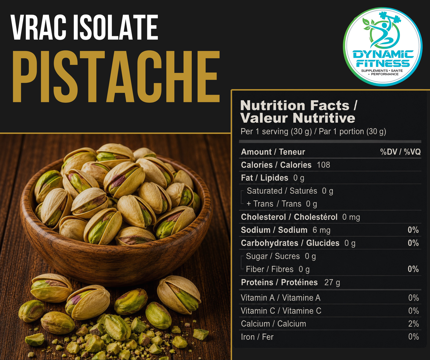 Protéine Isolate en Vrac 1 lb – Pureté & Performance