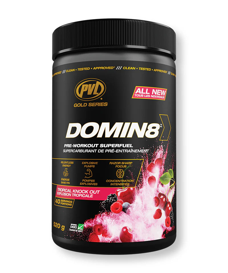 PVL - DOMIN8 - PRE-WORKOUT SUPERFUEL