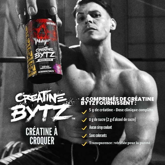 MUTANT - CREATINE BYTZ - 80 COMPRIMÉS
