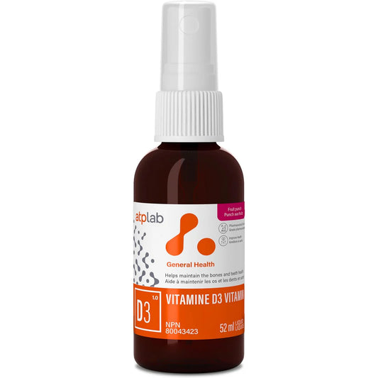 Vitamin D3 Spray – 1000 IU | Fruit Punch | ATP Lab | 52 ml