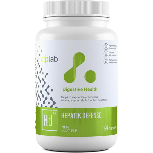 ATP Hepatik Defense – Soutien de la fonction hépatique | 120 capsules