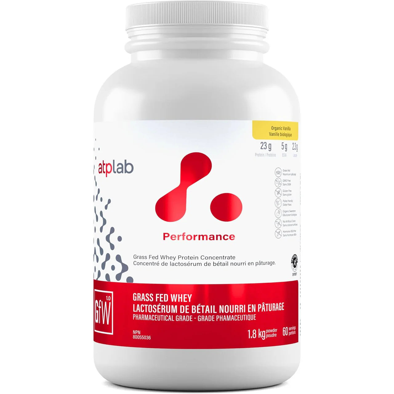 ATP Grass Fed Whey – Protéine de lactosérum nourri en pâturage | 1,8 kg
