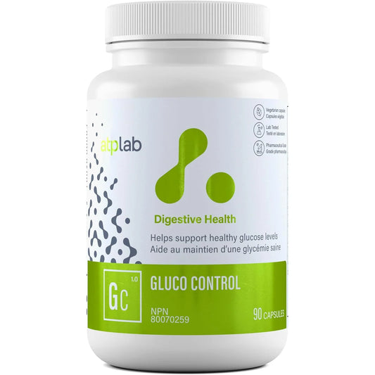 ATP Gluco Control – Équilibre de la glycémie et santé digestive | 90 capsules