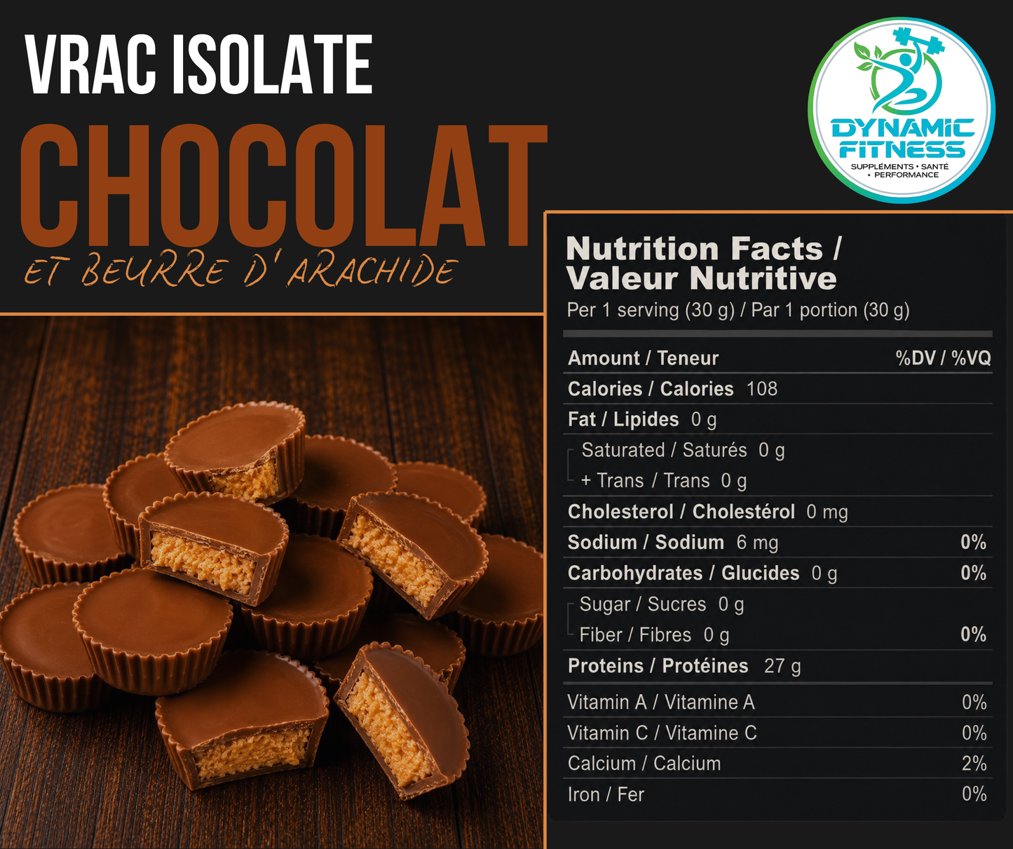 Protéine Isolate en Vrac 1 lb – Pureté & Performance