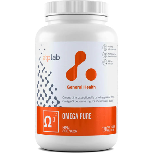 Omega Pure ATP Lab – Ultrapure Omega-3 in Triglyceride | 120 capsules