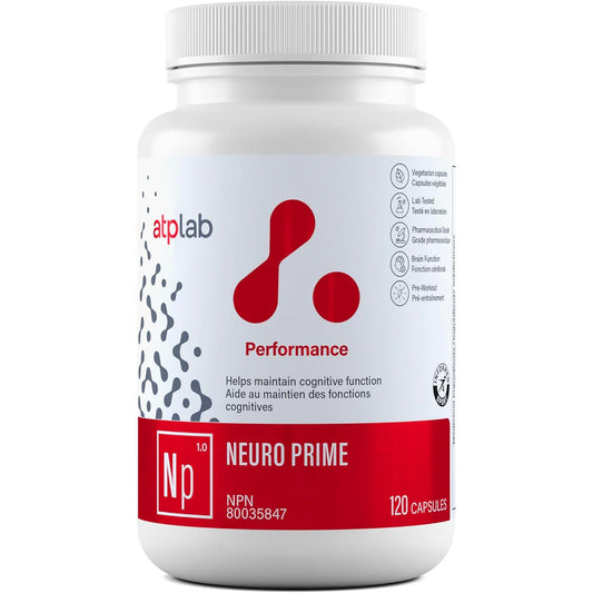 ATP Neuro Prime – Soutien cognitif et performance cérébrale | 120 capsules