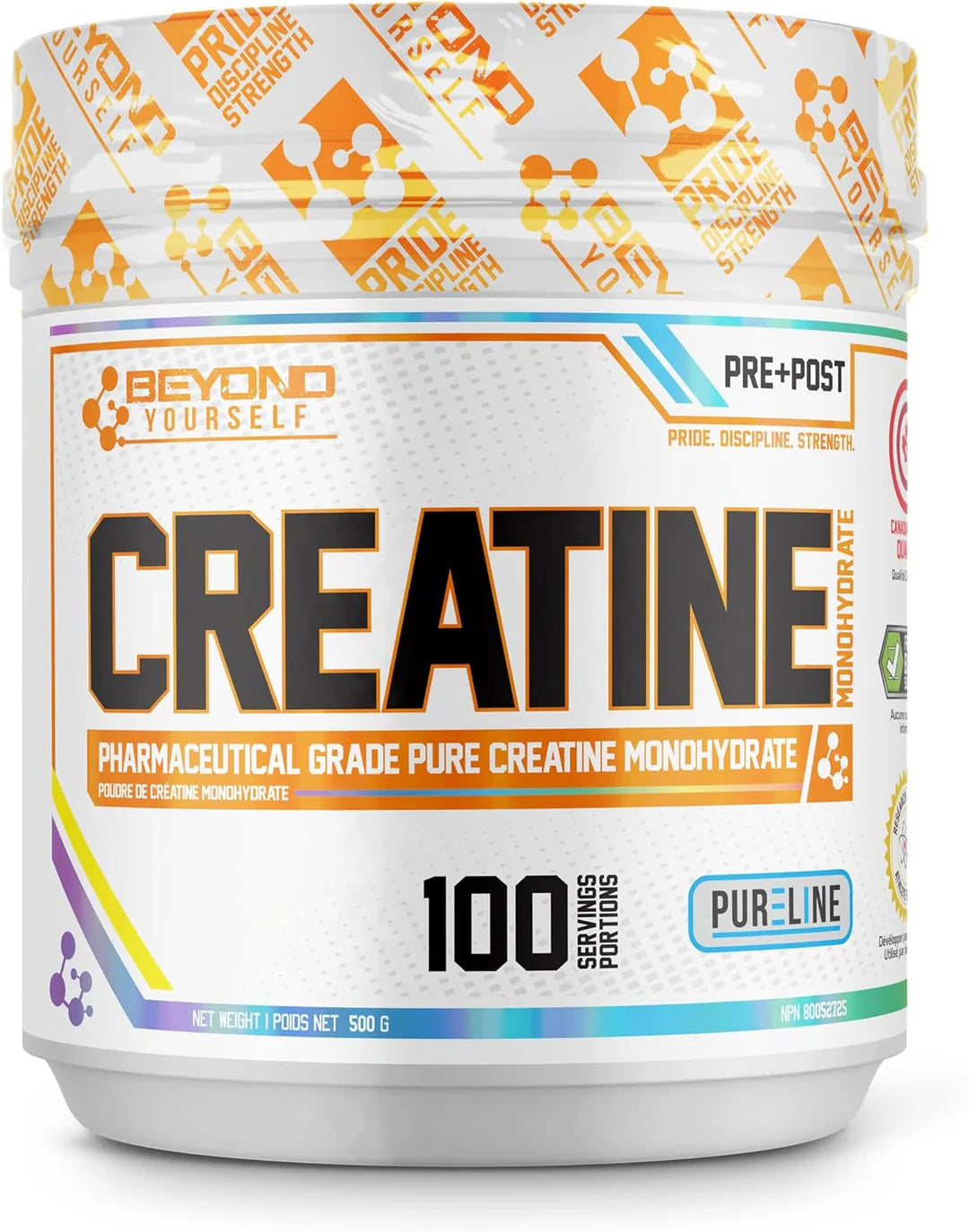 Creatine Monohydrate – Beyond Yourself – 100 portions