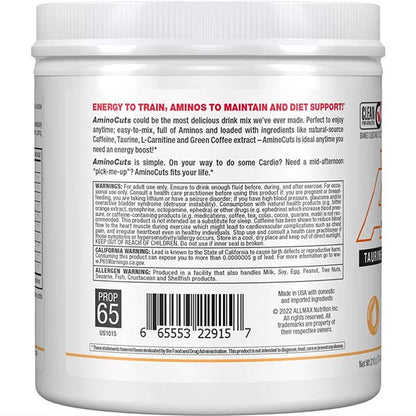 Allmax A:Cuts – AminoCuts Énergie & Brûle-Graisse | 36 portions