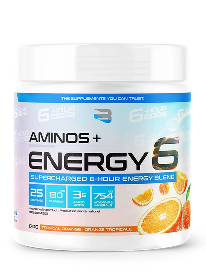 Believe Aminos + Energy 6 – Acides Aminés & Énergie 6 Heures