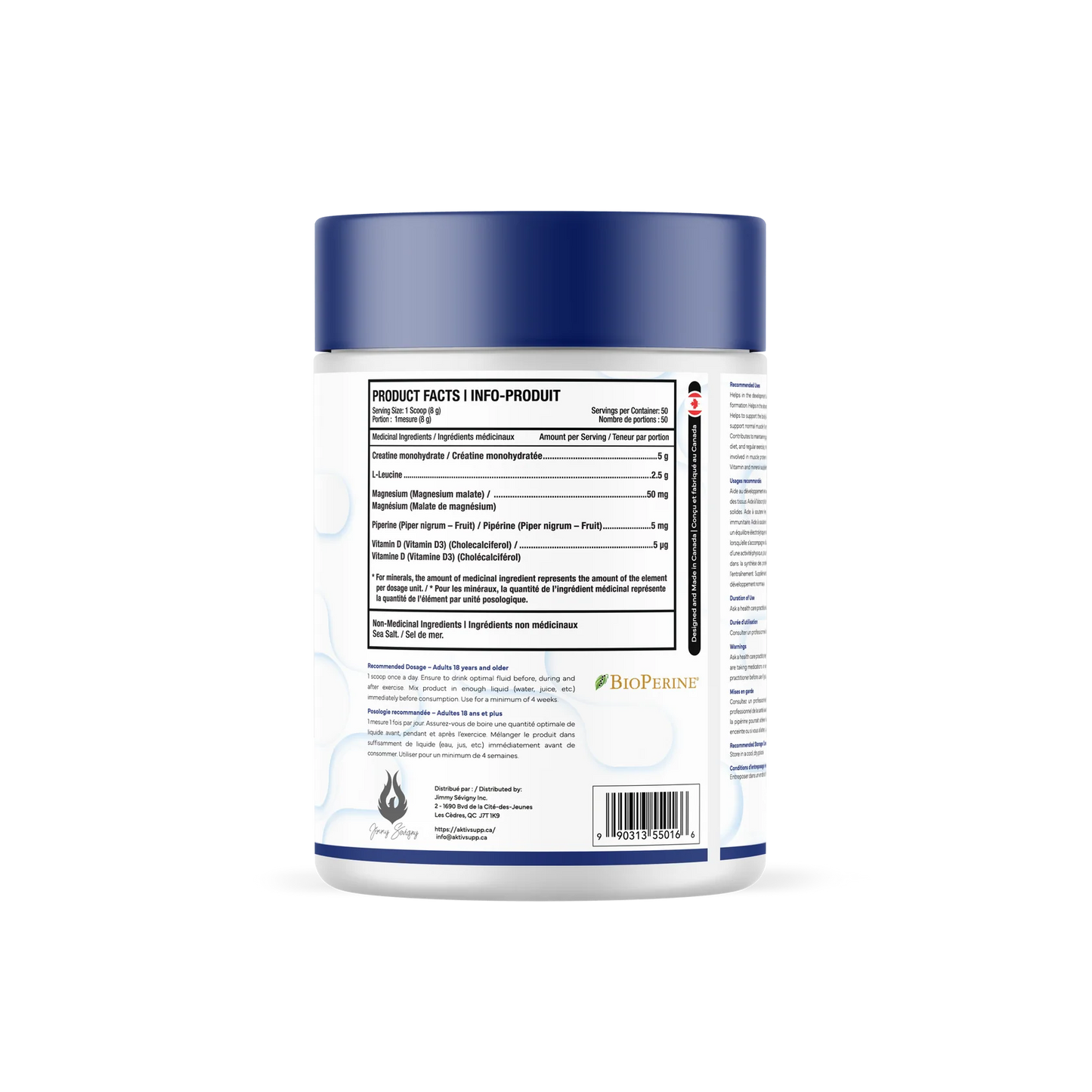 AKTIV - SYNERGIE CRÉATINE - 50 PORTIONS