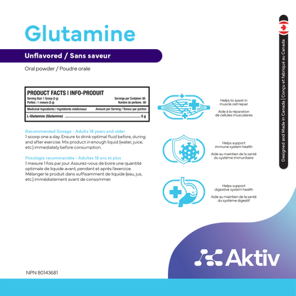 AKTIV - GLUTAMINE - 80 PORTIONS