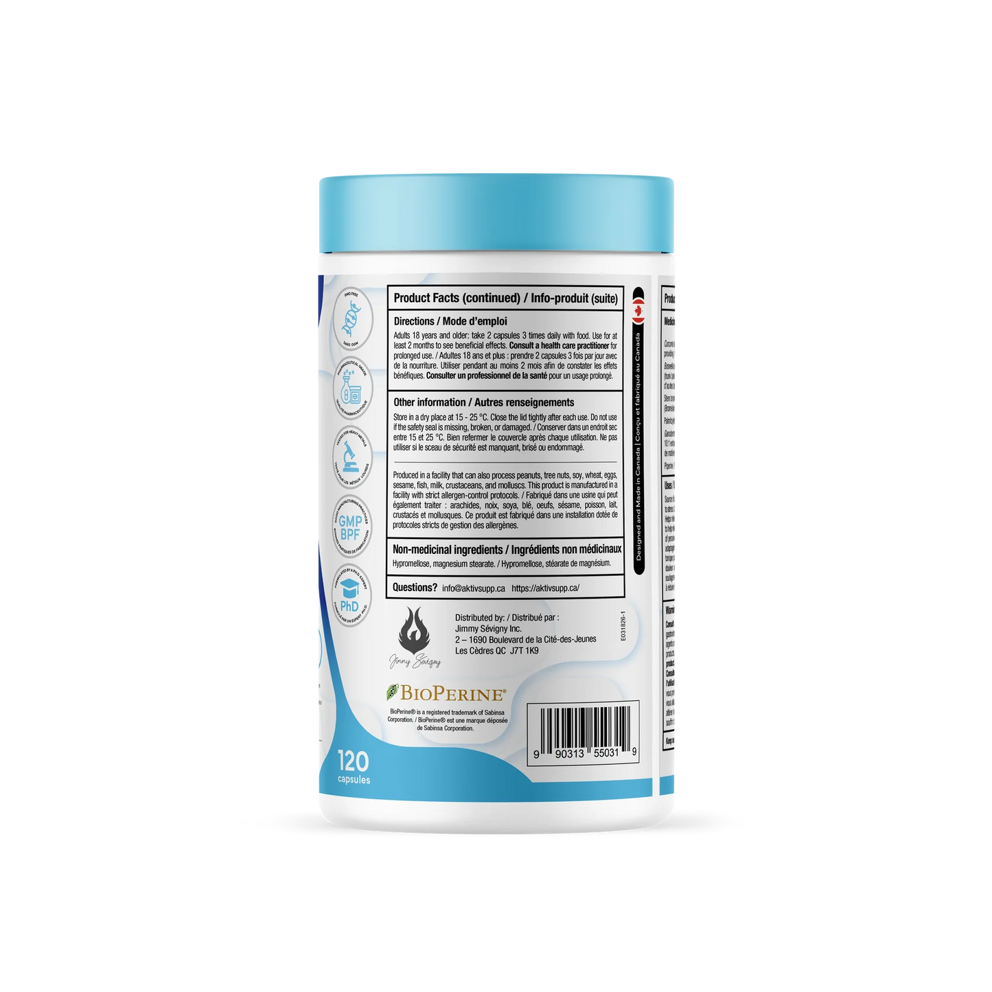 AKTIV - INFLAM-STOP - 120 CAPSULES