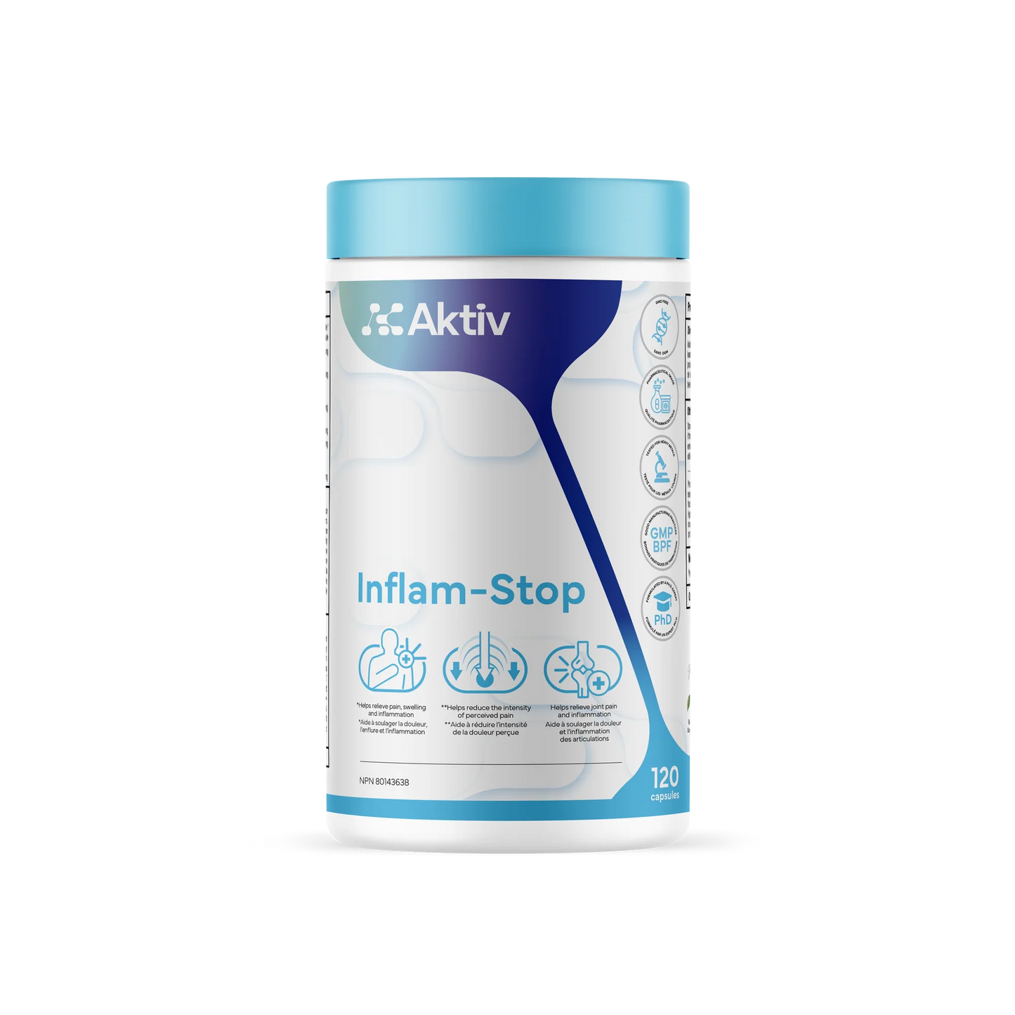 AKTIV - INFLAM-STOP - 120 CAPSULES