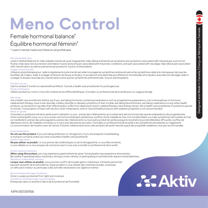 AKTIV - MENO CONTROL - 120 CAPSULES