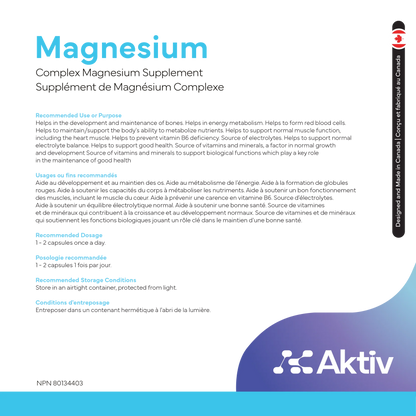 AKTIV - MAGNESIUM - 90 CAPSULES