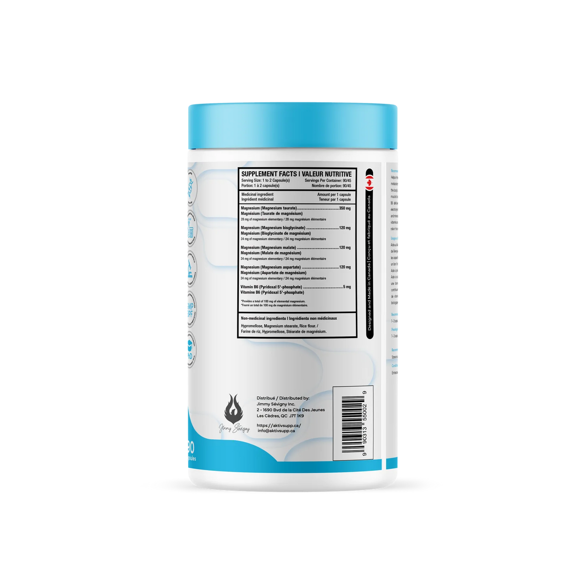 AKTIV - MAGNESIUM - 90 CAPSULES