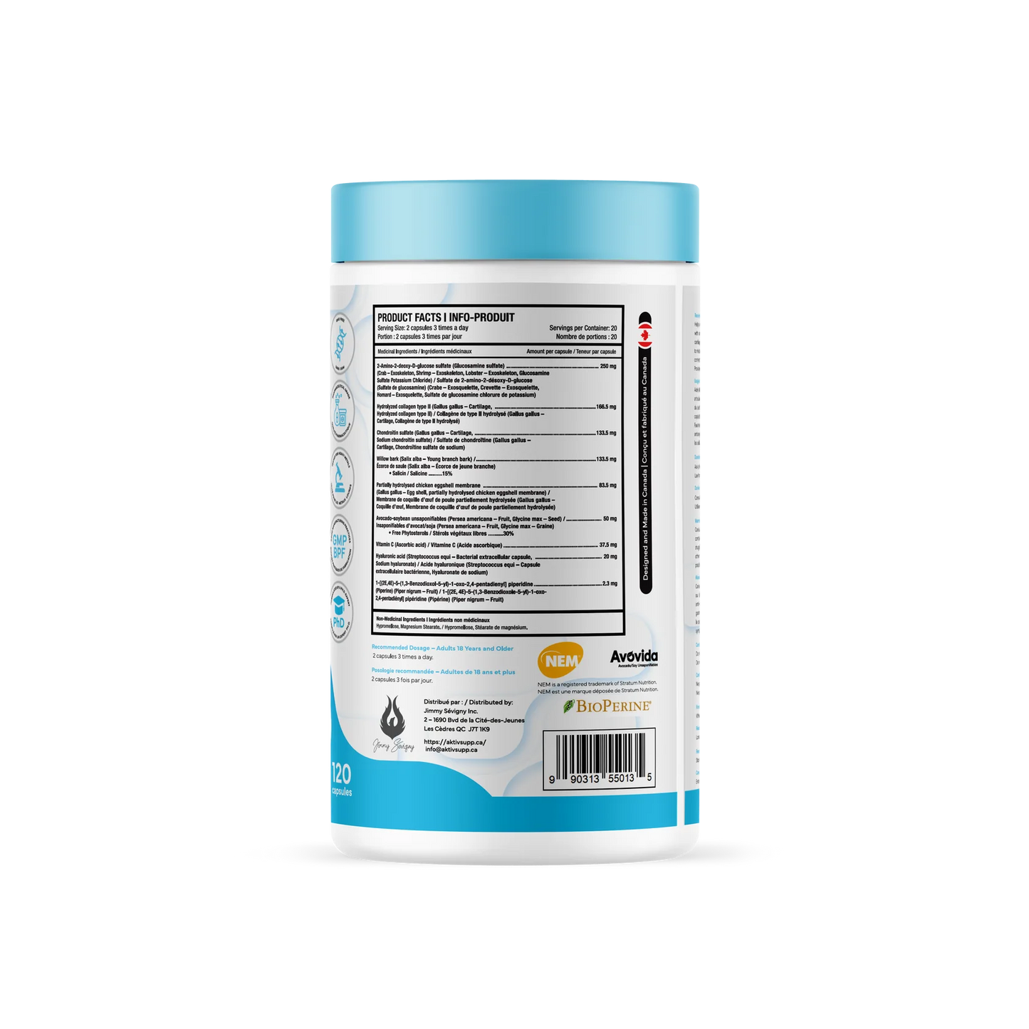 AKTIV - MOVE WELL - 120 CAPSULES