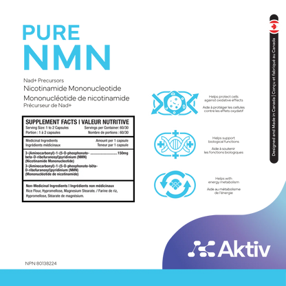 AKTIV - PURE NMN - 60 CAPSULES