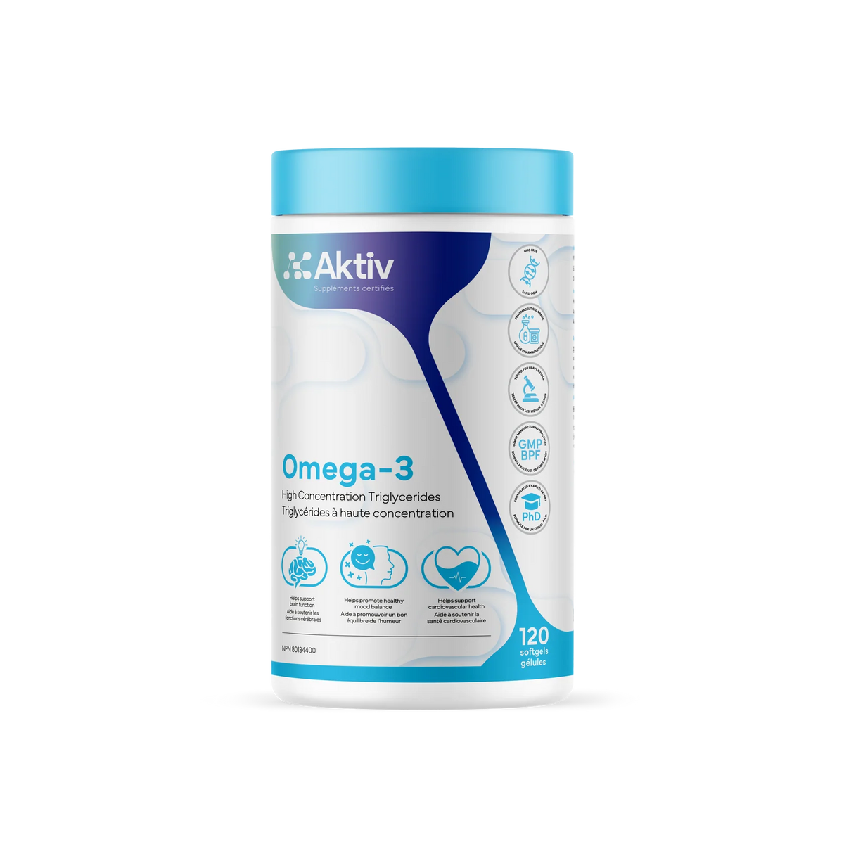 AKTIV - OMEGA 3 - 120 CAPSULES