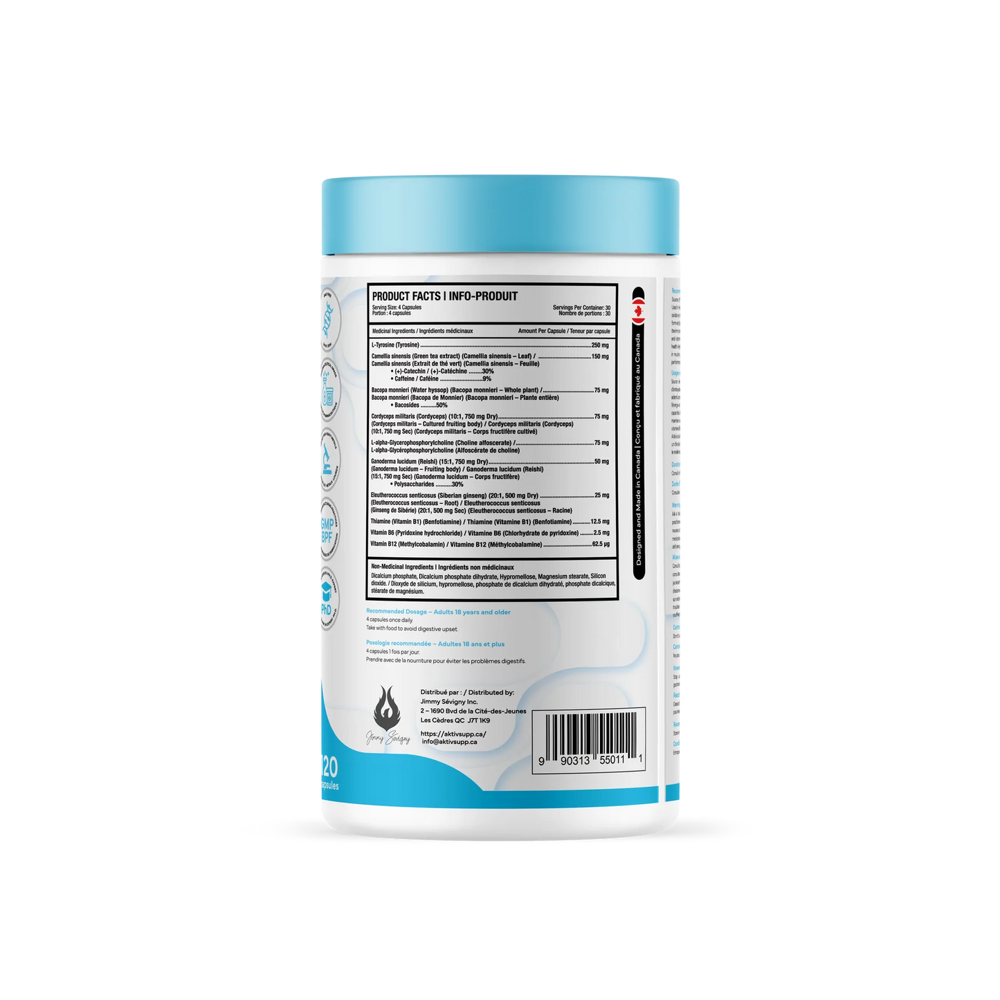 AKTIV - STRESS ADAPT AM - 120 CAPSULES