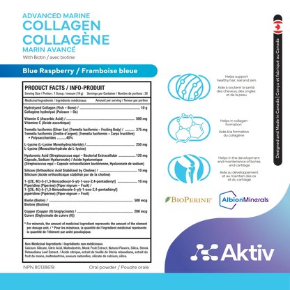 AKTIV - COLLAGÈNE MARIN AVANCÉ - 30 PORTIONS