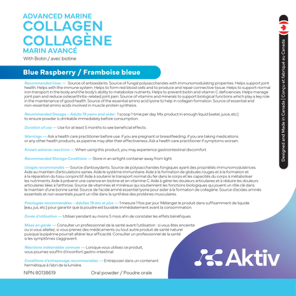 AKTIV - COLLAGÈNE MARIN AVANCÉ - 30 PORTIONS