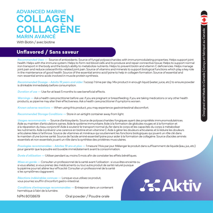 AKTIV - COLLAGÈNE MARIN AVANCÉ - 30 PORTIONS