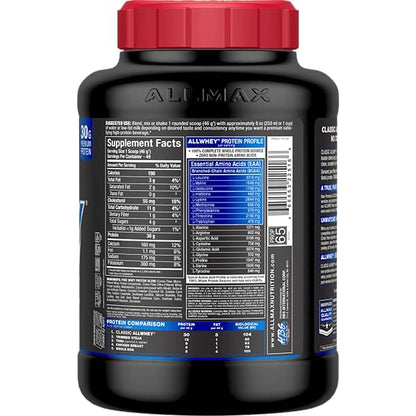 Allmax Classic AllWhey – Protéine en poudre 100% Whey | 5 lbs