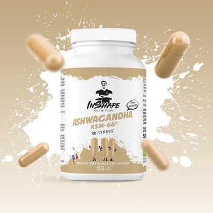 INSHAPE NUTRITION - ASHWAGANDHA KSM66 BIO - 60 CAPSULES