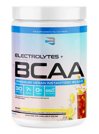 Believe Electrolytes + BCAA – Acides Aminés & Hydratation Premium