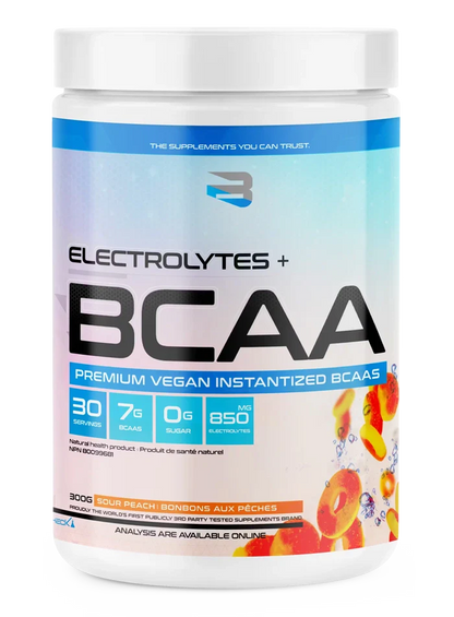 Believe Electrolytes + BCAA – Acides Aminés & Hydratation Premium