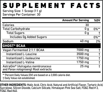 Ghost - BCAA – 30 Portions