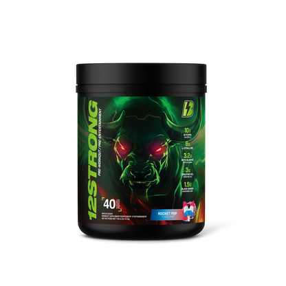 Bull Nutrition 12 Strong Pre-Workout | Force, Endurance & Énergie Explosive