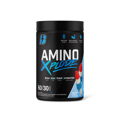 Amino Xplode – EAA + BCAA + Hydratation + Pompe | Bull Nutrition | Supplément Intra-Entraînement – 60 portions