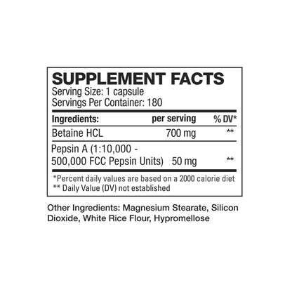 Betaine HCL HD - 700 mg
