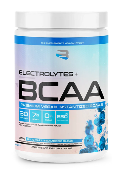 Believe Electrolytes + BCAA – Acides Aminés & Hydratation Premium