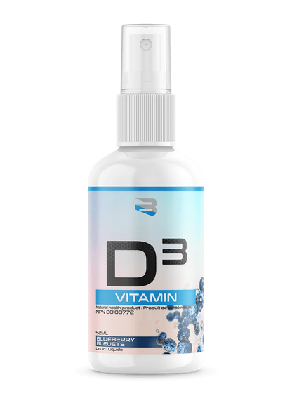 Vitamin D3 Spray – 1000 IU | Blueberry Flavor | Believe Supplements | 52 ml