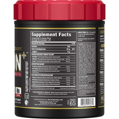 Allmax Carbion+ – Hydratation, Endurance & Récupération | 725 g