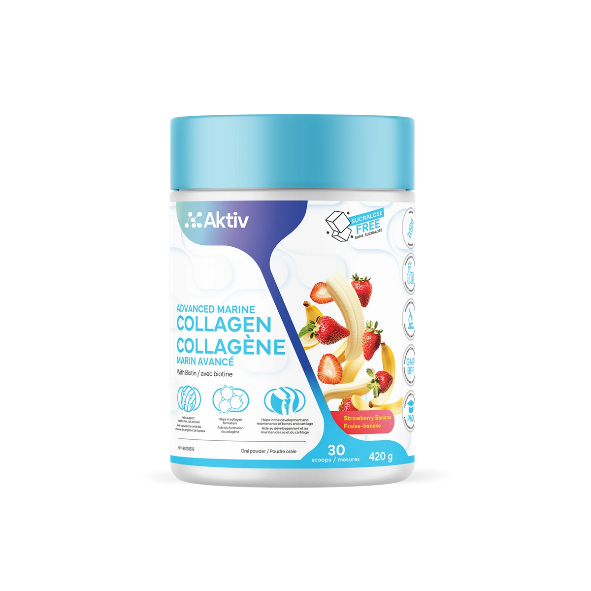 AKTIV - COLLAGÈNE MARIN AVANCÉ - 30 PORTIONS